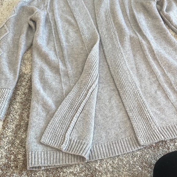 INC Grey Knit Cardigan - Picture 3 of 4
